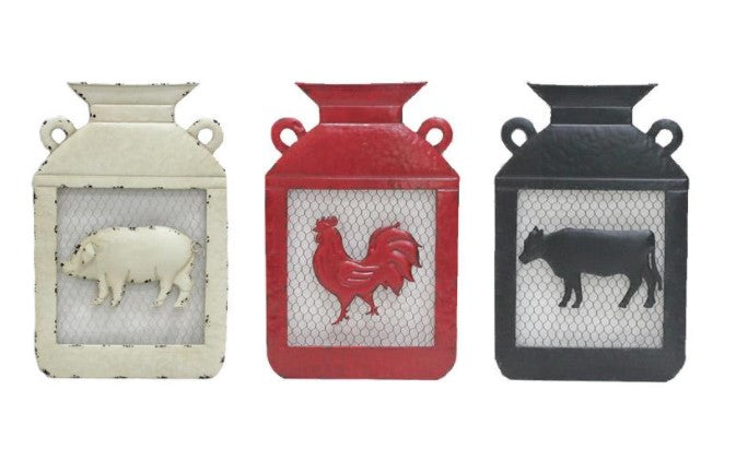 Assorted Milkcan Wall Art
