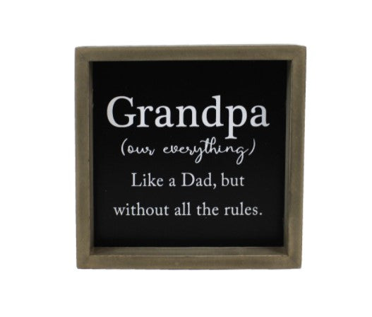 Box Signs- 6 Varieties