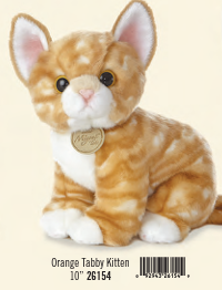 Orange Tabby Kitten 10"