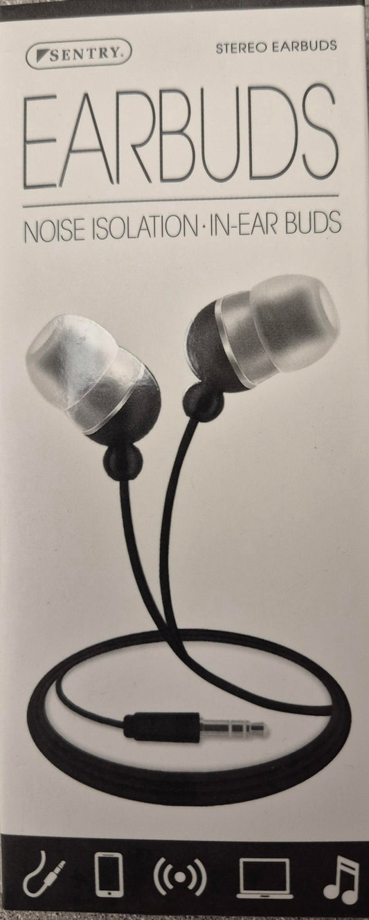 Metallic Colors Stereo Earbuds : Music Only : Assorted 4 Colors