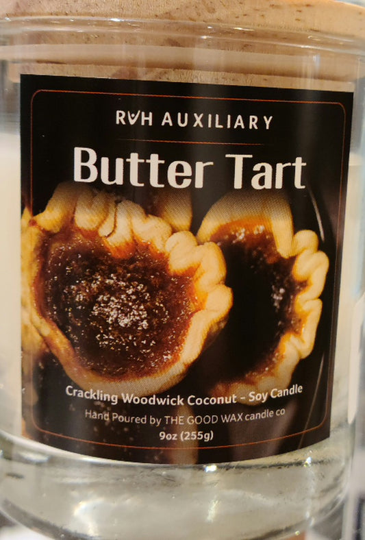 RVH Auxiliary -Butter Tart Scented Candle 9oz