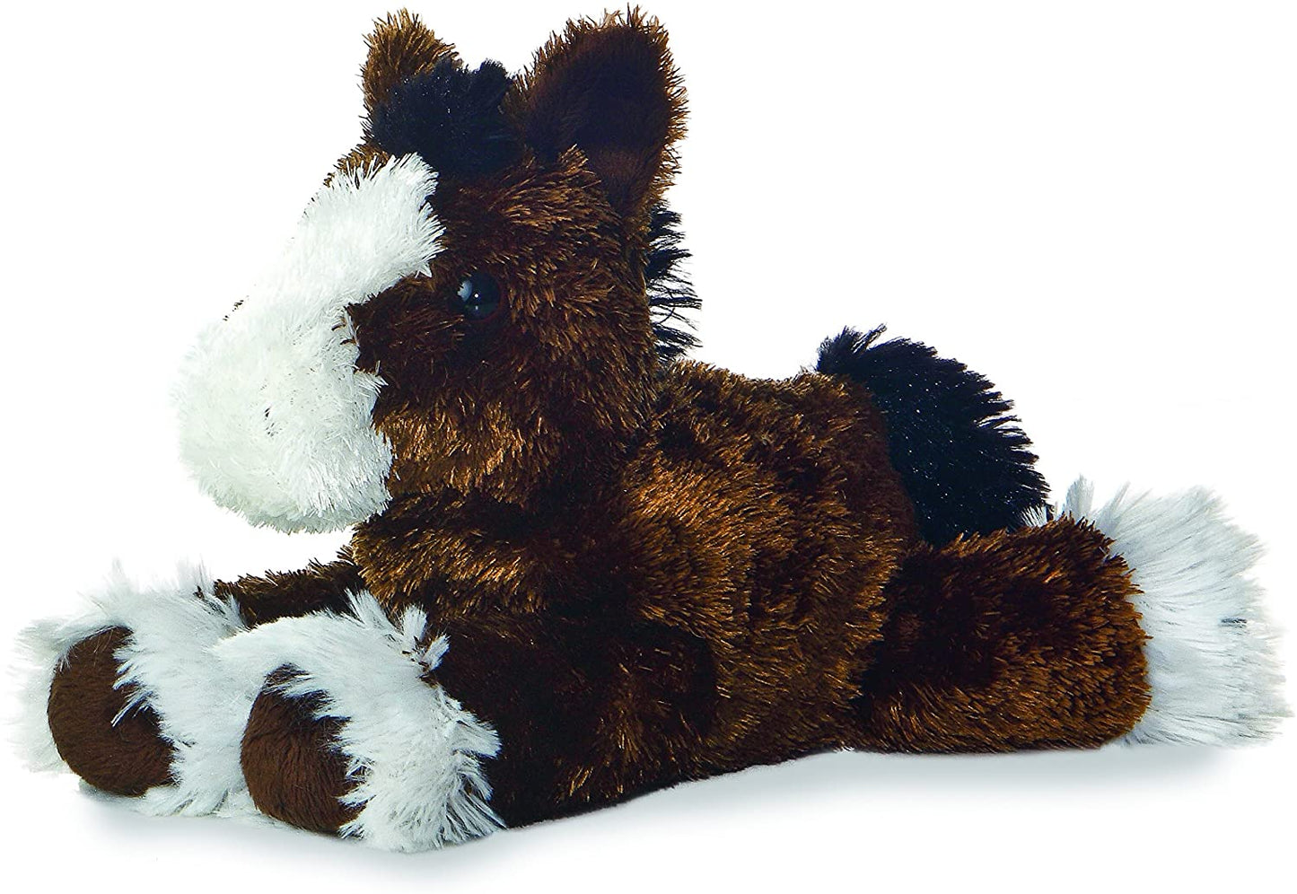So soft and cuddly, sure to become someones best friend!  Choose from unicorn, horse, frog, cat or dog. Approximately 8" in size Soft plush body in an adorable floppy pose Safe for all ages Eyes are bolted (locked), glued, and heat sealed on either size of fabric; no stitches to come loose Recommended 3 years +