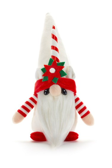 Poinsettia Unicorn Gnome - Noelle