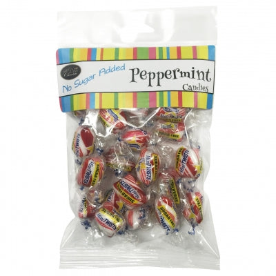 Scrumptious sugar free Peppermint hard candy buttons. Superior quality and domestically produced, this candy provides an exquisite array of flavours and shapes to delight and excite the most demanding palate.  Sugar Free Peppermint Twist Buttons sweetened with SPLENDA (R), OU Kosher Certified, Gluten-Free