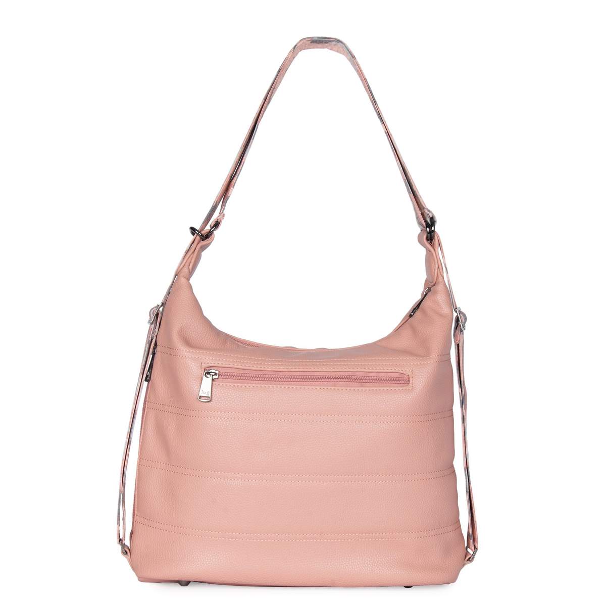 Because you loved it so much in our traditional fabrication, we had to bring it to you in Vegan Leather! Our Zipliner VL convertible hobo bag is sleek & oh-so-stylish - you won’t want to put this style down. Each solid-colored silhouette is paired with a coordinating printed adjustable strap that allows you to wear this bag as a shoulder bag or backpack.