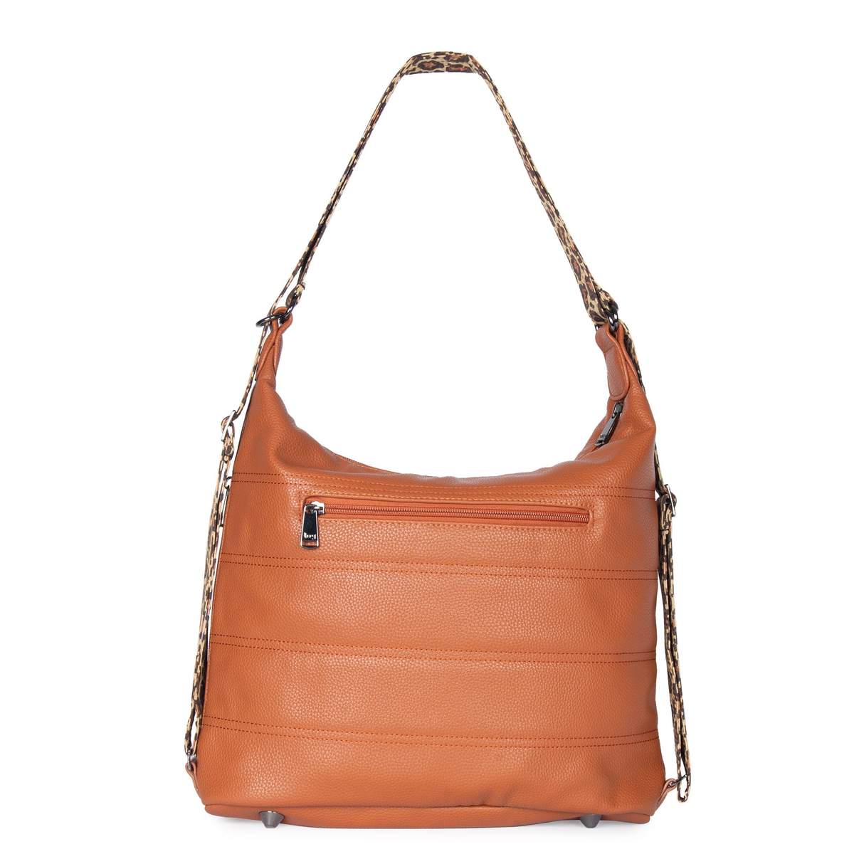 Because you loved it so much in our traditional fabrication, we had to bring it to you in Vegan Leather! Our Zipliner VL convertible hobo bag is sleek & oh-so-stylish - you won’t want to put this style down. Each solid-colored silhouette is paired with a coordinating printed adjustable strap that allows you to wear this bag as a shoulder bag or backpack.