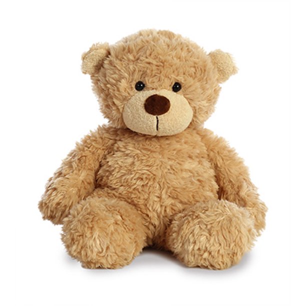 Bonny Bear is the perfect snuggling companion! The partial bean filling allows the sweet bear to sit on its own. Lock-washer eyes and double-bagged filling.  Aurora  is an industry leader with over 30 years of experience designing and manufacturing innovative, high quality plush products.Aurora .  10" Bonny Bear Tan Recommended for ages 2-4